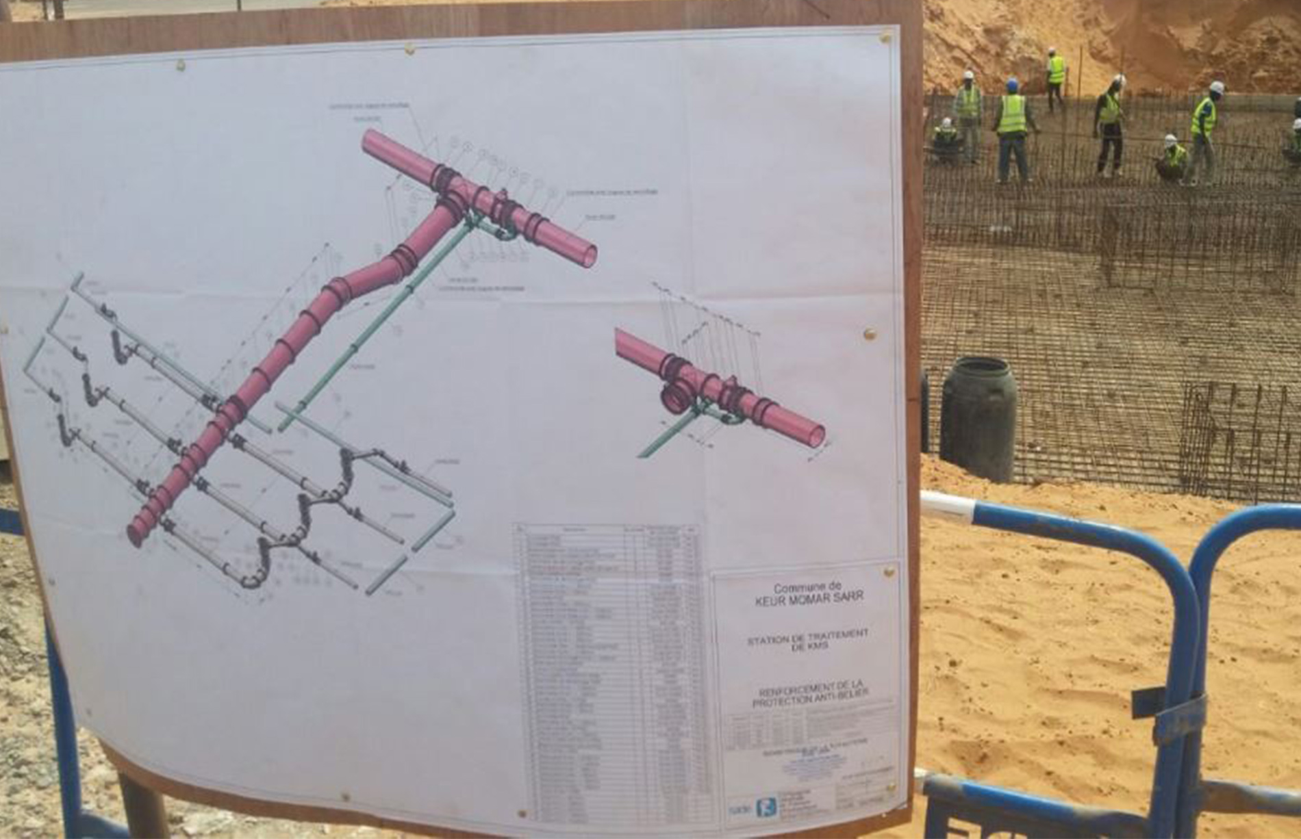 SADE - Construction de 12 châteaux d'eau au Sénégal 